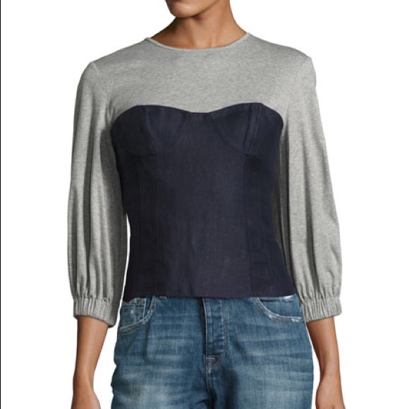 tibi corset top
